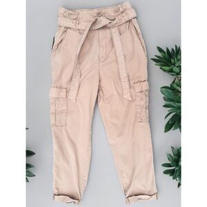 WHITE HOUSE BLACK MARKET Size Small Extra High Rise Tapered Ankle Cargo Pants
